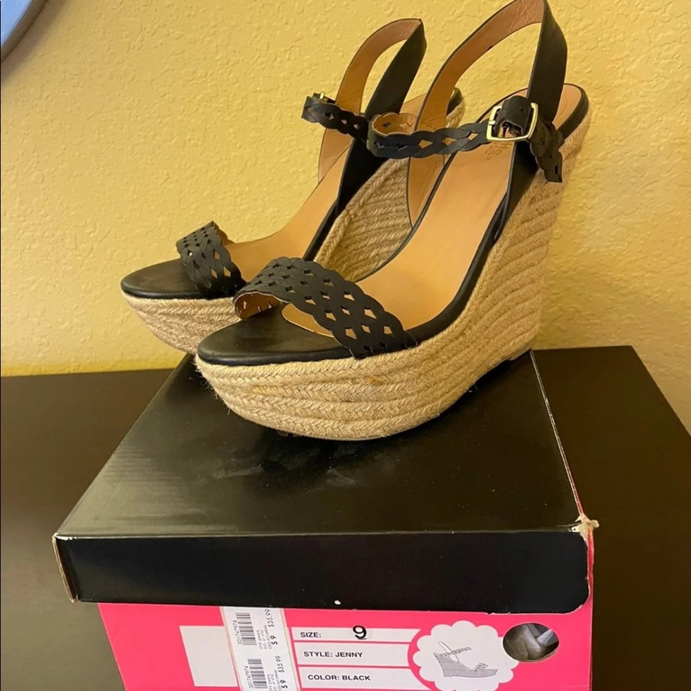 Charlotte Russe wedge sandals-size 9